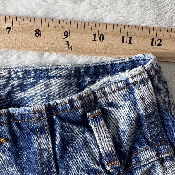 Vintage Chic women’s jeans sz 5 acid washed high waisted mom pleats Rav Retro - Picture 6 of 9